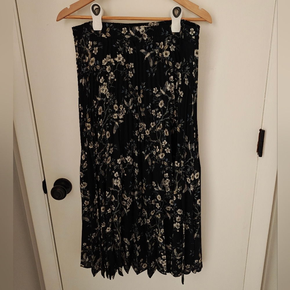 Max Studio Midi Pleated Skirt